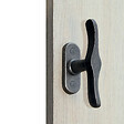 CHRISLIGNE - Cremone alu/platine acier oris vieux fer - vignette