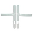 CHRISLIGNE - Ens/plq etr 24mm cyl 1col racc pilier zamak blc - vignette