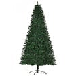 HOMCOM - Sapin de Noël artificiel Ø 120 x 240H cm 1499 branches épines imitation Nordmann grand réalisme vert - vignette