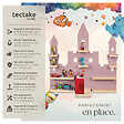 TECTAKE - Étagère murale MyLittleStory Princess Castle, jusqu'à 22 Tonies rose - vignette