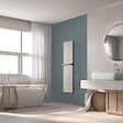 U-TILE - Radiateur électrique Monochrome - coloris creme - 1200 Watts - 200 x 50 cm vertical - vignette