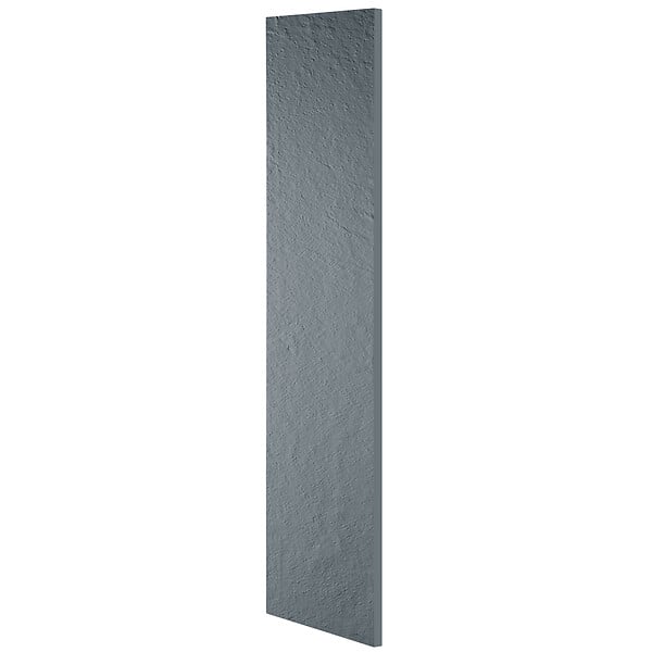 U-TILE - Radiateur électrique résine aspect ardoise coloris gris clair - 1200 Watts - 200 x 50 cm vertical - large