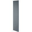 U-TILE - Radiateur électrique résine aspect ardoise coloris gris clair - 1200 Watts - 200 x 50 cm vertical - vignette