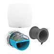 ATLANTIC - Kit e-Twist&Go WC Atlantic - pour VMC Hygrogenius - Ø80mm - vignette