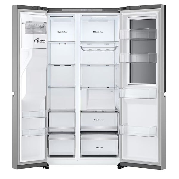 LG - réfrigérateur américain 91.3cm 628l ventilé - GSXE80PYBD - large