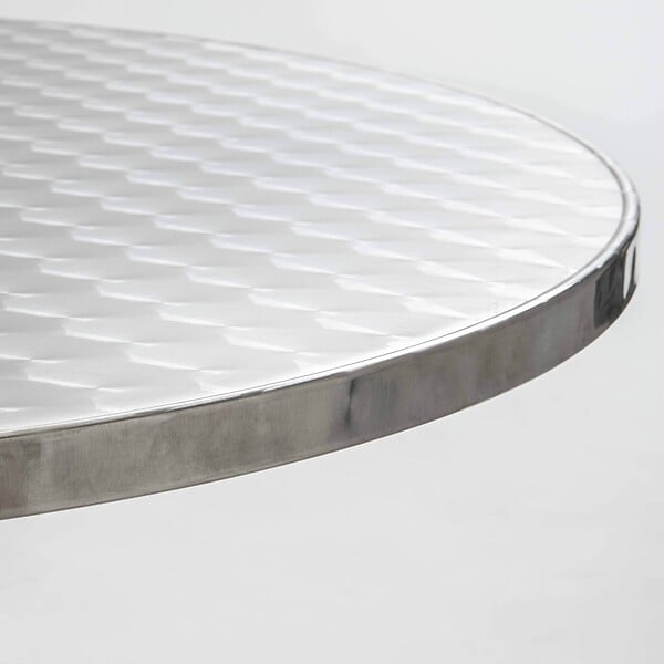 OVIALA - Plateau de table rond en inoxydable 60 cm Brixton - Brixton - large