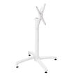 OVIALA - Table inclinable de terrasse 70 x 70 cm blanc - Almada - vignette