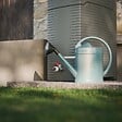 MON MARCHE DECO - Lot de 2 récupérateurs d'eau 126L + Kit de Jumelage Vertical - vignette