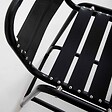 OVIALA - Lot de 4 chaises haute en aluminium noir - Soho - vignette