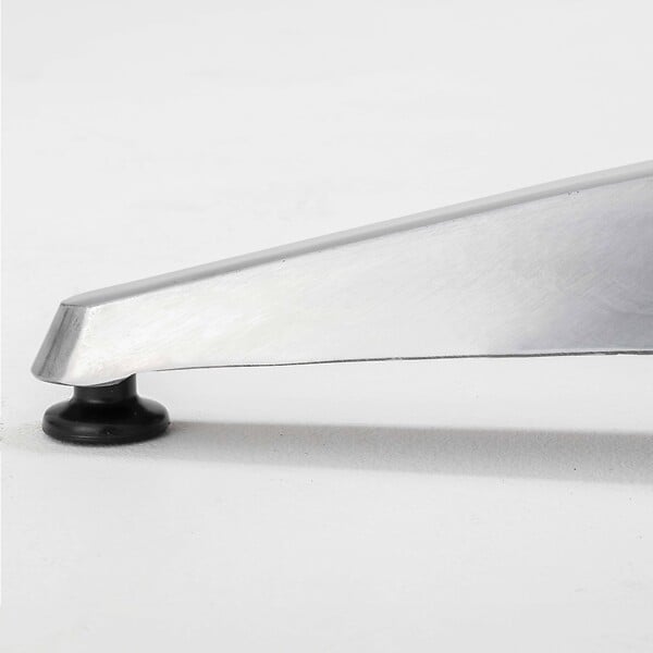 OVIALA - Pied de table ajustable 72/110 cm en aluminium argenté - Cork - large