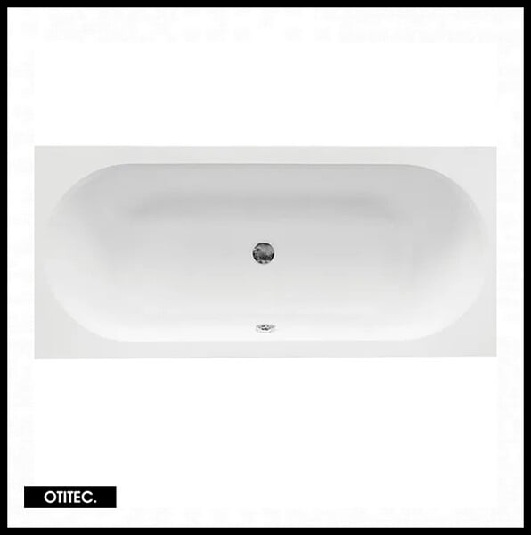 BESCO - Baignoire Droite sans Tablier - 150 x 75 cm - VITAE SANS TABLIER - REPOSE-TÊTE OFFERT - large