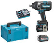 MAKITA - Boulonneuse à  chocs 40V + 2 batteries 2,5Ah + chargeur rapide + MAKPAC 3 - MAKITA - TW001GD201 - vignette