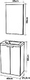 ALLIBERT - Meuble lave-mains Closy pack avec miroir blanc brillant L 40 x H 60 x P 25,2 cm - Allibert - vignette