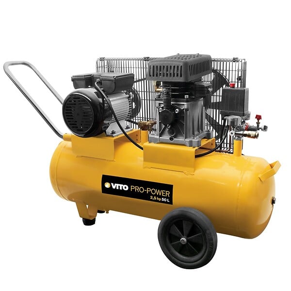 VITO - Compresseur à courroie 50 Litres 2.5 CV 1.9 kW 230V AC Pression 8 Bar VITO - large