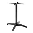 OVIALA - Pied de table noir en aluminium 72 cm Bradford - Bradford - vignette
