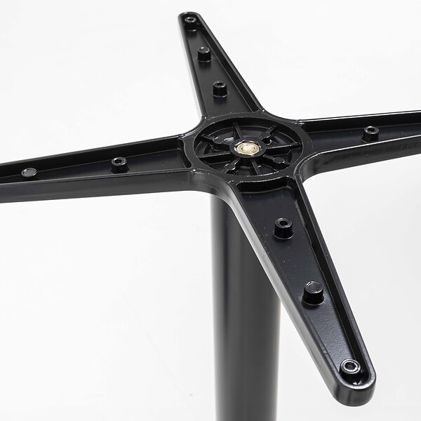 OVIALA - Pied de table noir en aluminium 72 cm Bradford - Bradford - large