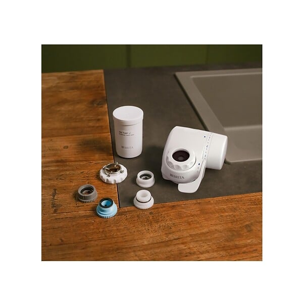 BRITA - filtre sur robinet blanc - 1052066 - large