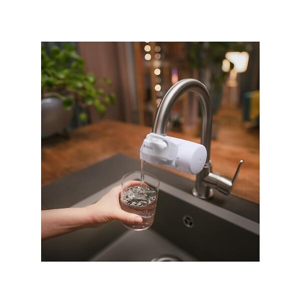 BRITA - filtre sur robinet blanc - 1052066 - large