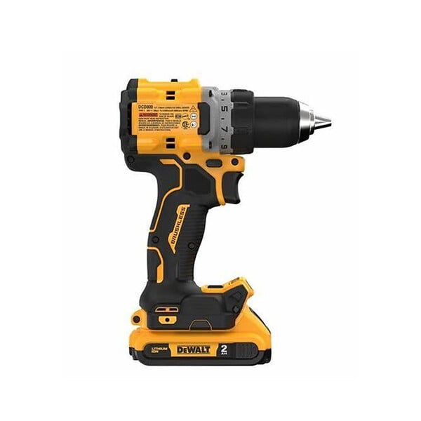 DEWALT - Pack 3 outils 18V DEWALT DCK355P2T-QW Brushless - Perceuse + perforateur + meuleuse + 2 batteries 5Ah Li-Ion + Coffret - large