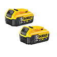 DEWALT - Pack 3 outils 18V DEWALT DCK355P2T-QW Brushless - Perceuse + perforateur + meuleuse + 2 batteries 5Ah Li-Ion + Coffret - vignette