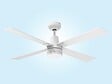 KLASSFAN - Ventilateur de plafond ø122 cm avec LED et Wifi Réversible Hypersilence - vignette