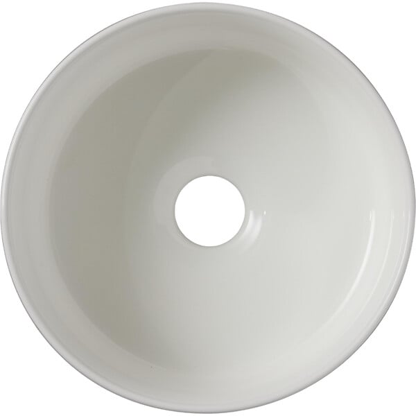 GODART - Vasque Lave mains ø25 cm - Blanc brillant - Faible diamètre - Rebords fins - Jany - large