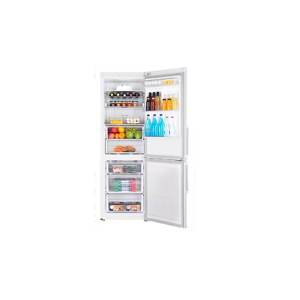 SAMSUNG - réfrigérateur combiné 60cm 339l ventilé blanc - RB34J3515WW - large