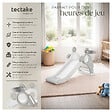 TECTAKE - Toboggan pliable JOY pour enfants avec panier de basket gris - vignette