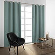 MODE DE VIE - Rideaux occultant Noa - Polyester - Sauge - 260g/m2 - 140x240cm - vignette