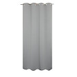MODE DE VIE - Rideaux occultant Noa - Polyester - Gris clair - 260g/m2 - 140x240cm - vignette