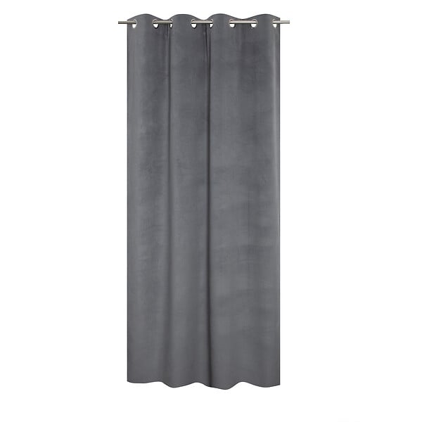 MODE DE VIE - Rideaux thermique Rafael - Polyester - Anthracite - 320gms - 140x240cm - large