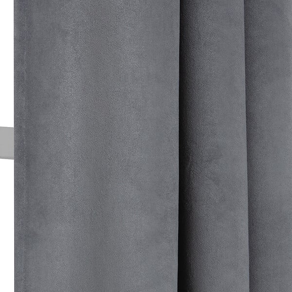 MODE DE VIE - Rideaux thermique Rafael - Polyester - Anthracite - 320gms - 140x240cm - large