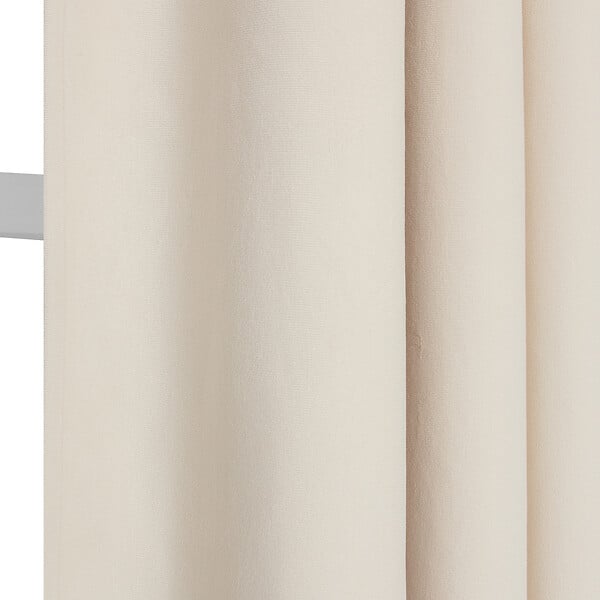 MODE DE VIE - Rideaux thermique Rafael - Polyester - Ecru - 320gms - 140x240cm - large