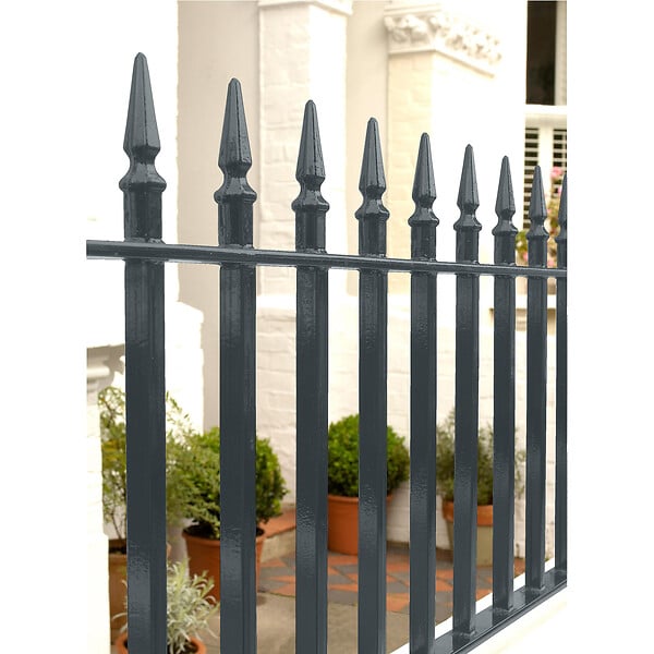 HAMMERITE - Peinture fer Hammerite Direct sur Rouille Brillant Gris Anthracite 2,5 - large