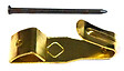 COTEKA - 10 crochets tableau laiton 18mm - vignette