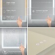 SANIVERRE - TEMEO Miroir LED lumineux 50 x 70 cm antibuée + intensité 2100 lumens & 3 couleurs salle de bain - vignette