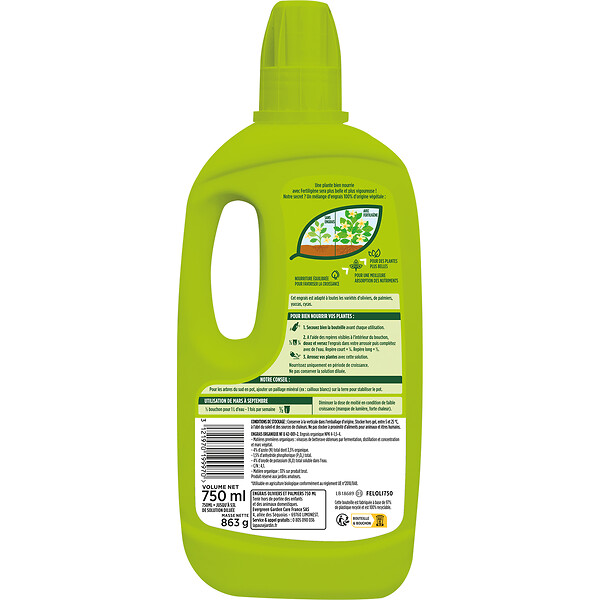 FERTILIGEN - Engrais oliviers, palmiers 750ml - large