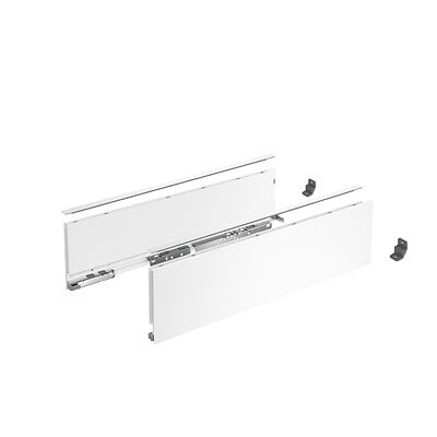 HETTICH - Profilé latéral de tiroir AvanTech YOU, hauteur 139 mm x NL 400 mm, Blanc, gauche et droite - HETTICH - 9353395 - large
