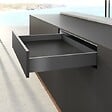 HETTICH - Profilé latéral de tiroir AvanTech YOU, H101mm x L400mm, anthracite, gauche et droite - HETTICH - 9353424 - vignette