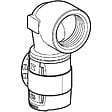 GEBERIT - Coude raccord 90° FlowFit avec filetage femelle - DN. 15 / 20 - Ø 20 mm x Rp. 3/4'' -  - 620.551.00.1 - vignette