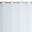 MODE DE VIE - Voilage Louis effet lin - Polyester - Blanc - 130g/m2 - 140x240cm - vignette
