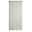 MODE DE VIE - Voilage Louis effet lin - Polyester - Ecru - 130g/m2 - 140x240cm - vignette