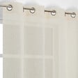 MODE DE VIE - Voilage Louis effet lin - Polyester - Ecru - 130g/m2 - 140x240cm - vignette