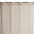 MODE DE VIE - Voilage Louis effet lin - Polyester - Naturel - 130g/m2 - 140x240cm - vignette