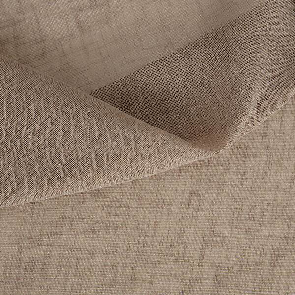 MODE DE VIE - Voilage Louis effet lin - Polyester - Naturel - 130g/m2 - 140x240cm - large