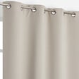 MODE DE VIE - Rideaux occultants Noa - Polyester - Ecru - 190g/m2 - 140x240cm - vignette