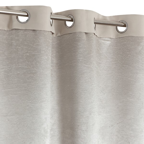 MODE DE VIE - Rideaux occultants Noa - Polyester - Ecru - 190g/m2 - 140x240cm - large