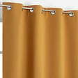 MODE DE VIE - Rideaux occultants Noa - Polyester - Ocre - 190g/m2 - 140x240cm - vignette