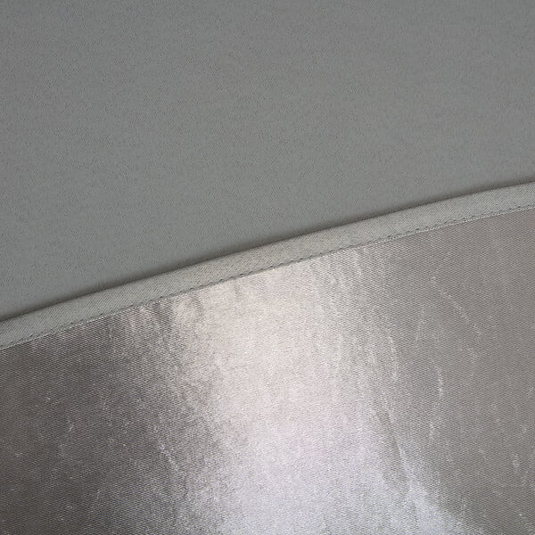 MODE DE VIE - Rideaux occultants Noa - Polyester - Gris clair - 190g/m2 - 140x240cm - large