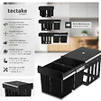TECTAKE - Poubelle de tri ASHLYN 30 L avec 2 compartiments noir - vignette
